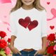 thumbnail image 1 of Blusas y camisas de manga larga con cuello redondo y estampado infantil, manga 3/4/cuello redondo tres cuartos, camisa y top para niños, top de poliéster para niños, 1 of 5