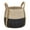 Black, variant on Household Essentials Cattail and Paper Terra Basket, Natural and Gray