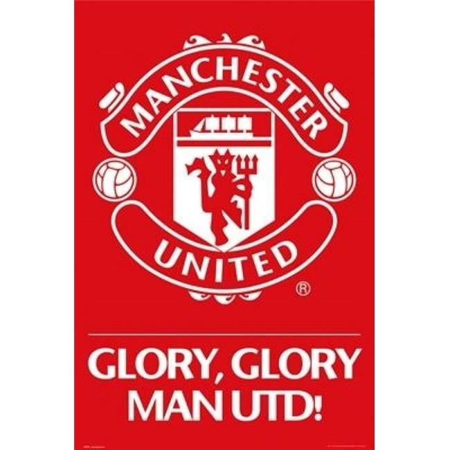 Posterazzi Psppsa033882 Manchester United Crest Poster Print 24 X 36 In Walmart Canada