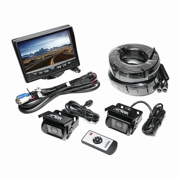 Rear View Camera System,(3) Camera Setup