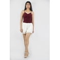 thumbnail image 2 of Artyska Women's White Lace Wide Leg Summer Shorts, 2 of 2