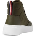 thumbnail image 5 of Tommy Hilfiger GEMMY High Top Sneaker Green Lace Up Rounded Toe Walking Booties (Army Green, 9), 5 of 6