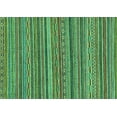 thumbnail image 1 of Ahgly Company Indoor Rectangle Oriental Turquoise Blue Modern Area Rugs, 7' x 9', 1 of 4