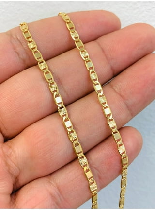 Tri Color 14K Gold Plated Kids Family Boys Girls Pendant Charm Necklace  Chain Oro Laminado Christmas Mother's Valentine's Unisex Gift 