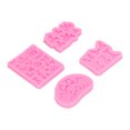 thumbnail image 2 of Bowknot Silicone Molds, Soft Reusable Silicone Molds Bowknot Crown 4 Pieces  For Chocolate, 2 of 8