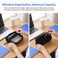 thumbnail image 2 of Large Capacity Pencil Case, Portable Compact Zipper Pen Pouch – Stationery Organizer for Sc+hool Office, 2 of 8