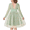 Sage Green, variant on Arshiner Flower Girl Dress V Back Lace Long Sleeve Tulle Special Occasion Wedding Party Dresses