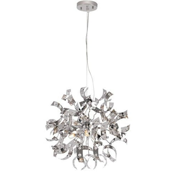 Bel Air Lighting Mariah 22 6 Light Polished Chrome Pendant Com Bel Air Lighting Mariah 22 6 Light, Bel Air Lighting Crystal Chandeliers