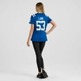 thumbnail image 5 of Women's Nike Isaiah Land  Royal Indianapolis Colts Team Game Jersey, 5 of 7
