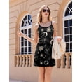 thumbnail image 3 of Ekouaer Nightgowns for Woman Sleeveless Night Dress for Women Adjustable Spaghetti Chemise Nightgown Sleepwear, 3 of 6
