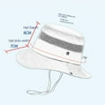 thumbnail image 3 of Hjtefg Kids Sun Hat, Adjustable Fisherman Cap for Boys and Girls, Outdoor Casual Wear, Lightweight Breathable Headwear, Comfortable Kids' Headwear,Color: 2-Khaki Size: 4-10 Years, 3 of 5