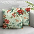 thumbnail image 3 of JRXY INDIADECOR Indian Handmade 100% Pair Suzani Cushion Covers Decorative Boho Pillow Cover Floral Throw Pillow for Sofa Couch Bed for Home Decor (Sea Green Floral) White, 3 of 5