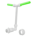 thumbnail image 1 of Dual Water Fountain with Fluorescent Green Lights,Adjustable 2in1 Nozzle for Inground and Above Ground Pools, 1 of 6