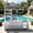 silver+97'', variant on 110" Outdoor Kitchen Island – 4-Burner 72,000 BTU Natural Gas Grill with Side Burner, Rotisserie Oven, Granite Countertops, Stainless Steel Sink, Beverage Fridge & Galvanized Steel Roof