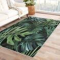thumbnail image 2 of Green Monstera Leaf Rug 2x3 Area Rugs, Tropical Rugs for Entryway, Jungle Leaf Carpet for Bedroom Living Room, Machine Washable Non-Slip Indoor Door Mat, Soft Low Pile Area Rug, Small Decorative Rug, 2 of 6