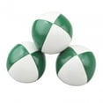 thumbnail image 4 of 3 piezas de pelotas de malabarismo para lanzar a mano, divertidos juguetes para canastas de Pascua. verde y blanco, 4 of 9