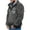Gray, variant on XMMSWDLA Mens Plus Top Autumn And Winter Jacket Cotton Waistcoat Warm Jacket