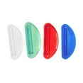 Set of 4 EZ Plastic Tube Squeezers, Toothpaste Dispenser, Bathroom