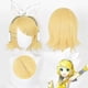 thumbnail image 1 of Peluca de pelo sintético de Anime Kagamine Rin/len, peluca de Cosplay de 30cm, pelucas cortas de color amarillo dorado, peluca de Cosplay resistente al calor a la moda, 1 of 3