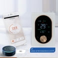 thumbnail image 3 of Thermostat à Bouton Intelligent 5+1+1 Écran LCD Programmable Violet, Bleu, Vert et Plus, Mode Programmable Manuel Commande Vocale, Thermostat pour Tmall Genie, Echo, Maison, 3 of 7