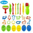 thumbnail image 1 of facefd 26PCS DIY Mold Modeling Clay Kit Plastic Tools Set for Children Kid Gift, 1 of 5