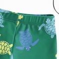 thumbnail image 6 of TOWED22 Toddler Boys Swimsuit Set Rash Guard Boys' Swimwear Two Piece Bathing Suit and Swim Trunk with Hat UPF 50+ 3-8Y Yellow,0-6 M, 6 of 7