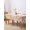 White Mocha Brown, variant on Wildflower Leaf Table Cloth, Brown Floral Botanical White Watercolor Waterproof Tablecloth for Rectangle Tables, Reusable Washable Fabric Table Cover for Restaurant Kitchen Dining Tables 60"x120"