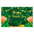 Clearance！ Bifavgk Stpatrick'S Day Background Cloth Flag Festival Party