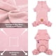 thumbnail image 5 of Pijama para perros con forro polar cyeollo para perros medianos, cálido e invierno, color rosa, XXL, 5 of 6