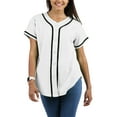 thumbnail image 2 of Ma Croix Women's Athletic Baseball Button Down Jersey 3-Pack, 2 of 7