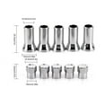 thumbnail image 3 of Clearance! Cap Dress Up Kit Set Of 5 All TPMS Rubber Stems for All Make and Model Cars and Trucks with Tire Cap,Silver, 3 of 4
