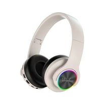 Up to 50% off! Bouanq Bluetooth Headphones Bluetooth Earphones, Wireless, Illuminated, Seven Color Breathing Lights, Pluggable, Foldable, Subwoofer, Universal For Mobile Phones