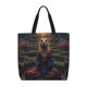thumbnail image 1 of Easygdp Garden Meditating Weasel Bolsa Tote para Mujer, Bolso de Hombro para Trabajo, Playa, Viajes, Compras y Supermercado, 1 of 7