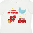 thumbnail image 4 of Inktastic I Love My Mommy to the Moon and Back Boys or Girls Toddler T-Shirt, 4 of 5