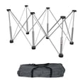 thumbnail image 1 of Tambia de trabajo de pata de acero inoxidable mesa plegable de campamento plegable mesa al aire libre muebles compactos muebles de reemplazo de patas, 1 of 7