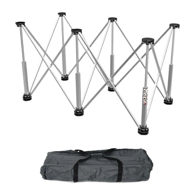 Tambia de trabajo de pata de acero inoxidable mesa plegable de campamento plegable mesa al aire libre muebles compactos muebles de reemplazo de patas