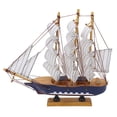 thumbnail image 4 of Model Boat, Clear Structure Model Ship Safe Durable Mediterranean Style  For Hotel For Office For Home, 4 of 8