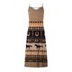 thumbnail image 5 of Vestido largo sin mangas con estampado de cuello en V y camisola suelta para mujer a la moda para mujer Pompotops  ghjkhdj6903, 5 of 5
