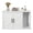 White, variant on Hidden Cat Litter Box Enclosure Furniture – Wooden Cat Washroom Cabinet with Double Doors & Side Entry, Modern Pet House End Table for Living Room, 33.5" x 19" x 19.5"