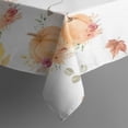 thumbnail image 5 of Fall Pumpkins Leaves Pattern Square Tablecloth,Waterproof Square Table Cover,Wipeable Spillproof Washable Table Cover for Home Kitchen Party Decor 60"x60"(152x152cm), 5 of 6
