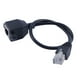 thumbnail image 1 of Cable De Extensión De Red Ethernet, 30cm, RJ45 Macho A Hembra, Montaje En Panel Con Tornillos, LAN, Ethernet, 1 of 8