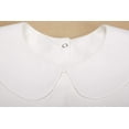 thumbnail image 4 of CAILDANL Women’s Peter Pan Detachable Shirt Dickie Blouse Fake False Collar, 4 of 9