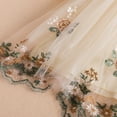 thumbnail image 6 of Generic Toddler Girls Spring Ruffled Tulle Puff Floral Lace Embroidery Princess Dress Show Dress Autumn Winter Clothes for Catwalk Performance Holiday Party Wedding Christmas（4-5 Years Beige）, 6 of 7