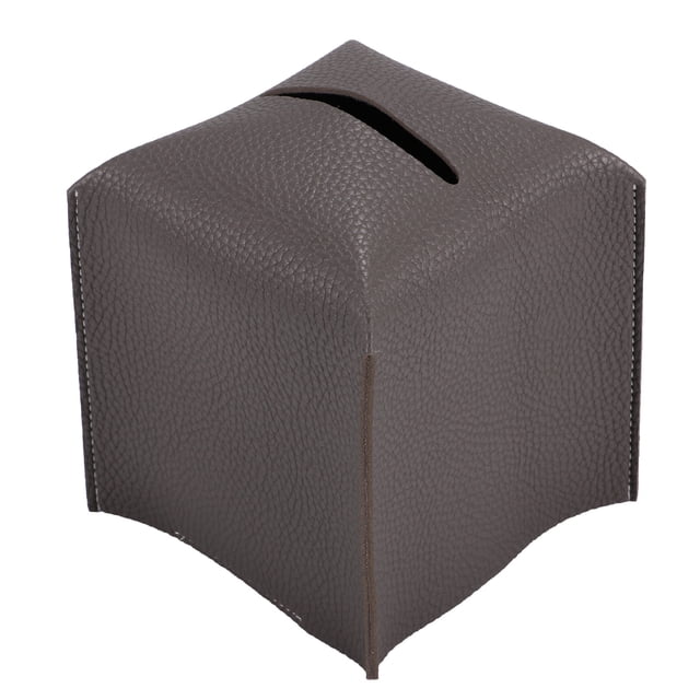 Titular De La Cubierta De La Caja De Pañuelos Caja De Dispensador De Pañuelos De Cuero De Pu Cuadrado Rollo De Papel Caja De Dispensador De Pañuelos Extractivos Contenedor Para Dormitorio Sala Moyic HA027458-01