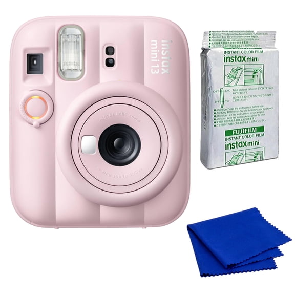 Fujifilm Instax Mini 13 Instant Film Camera (Candy Pink) Bundle with Additional Accessories
