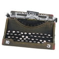 thumbnail image 5 of Retro Typewriter, Classic Manual Typewriter Model, Retro Retro Typewriter Decoration Solid Fashion Retro Typewriter Model Props Black, 5 of 7