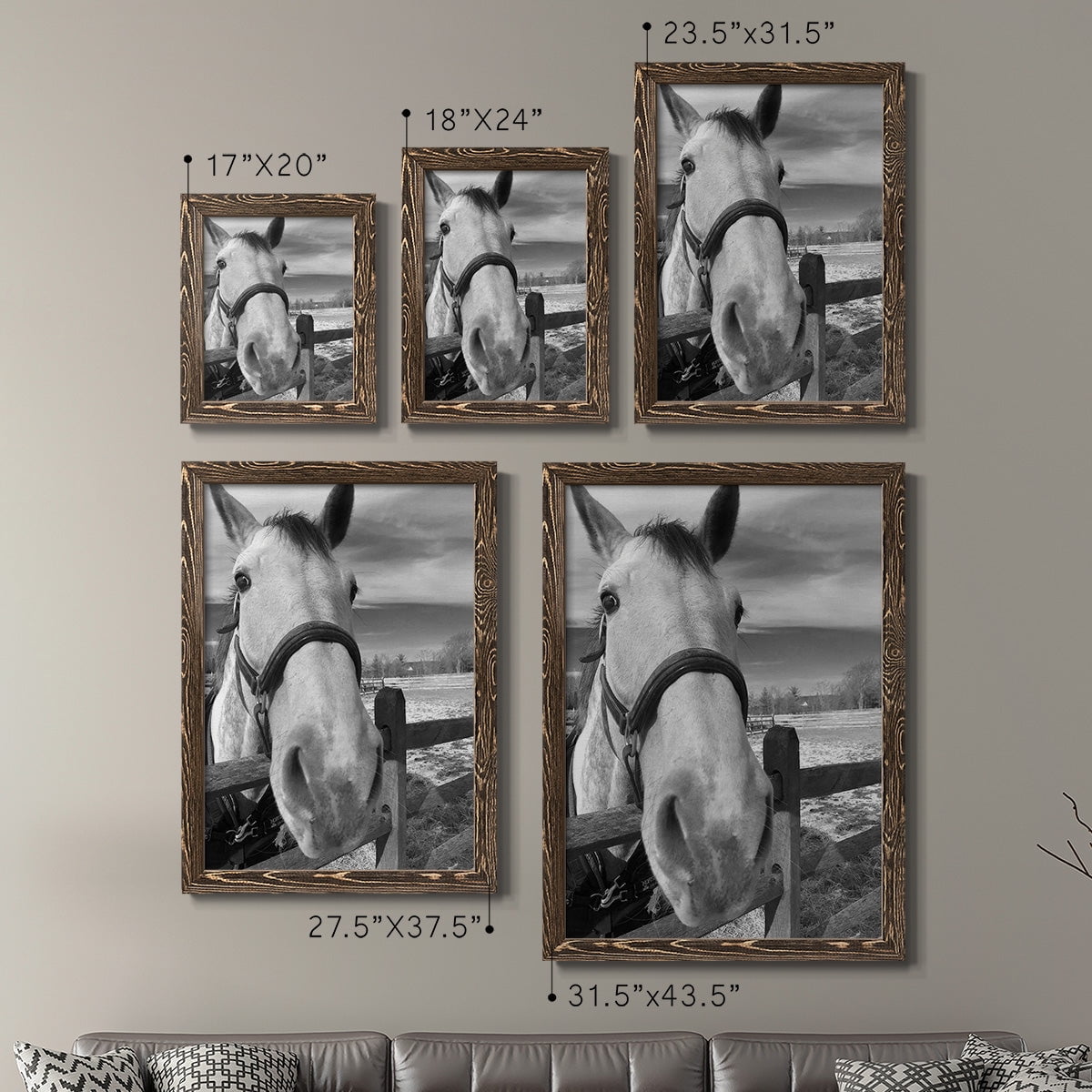 Caen - Premium Framed Canvas 2 Piece Set - Ready to Hang