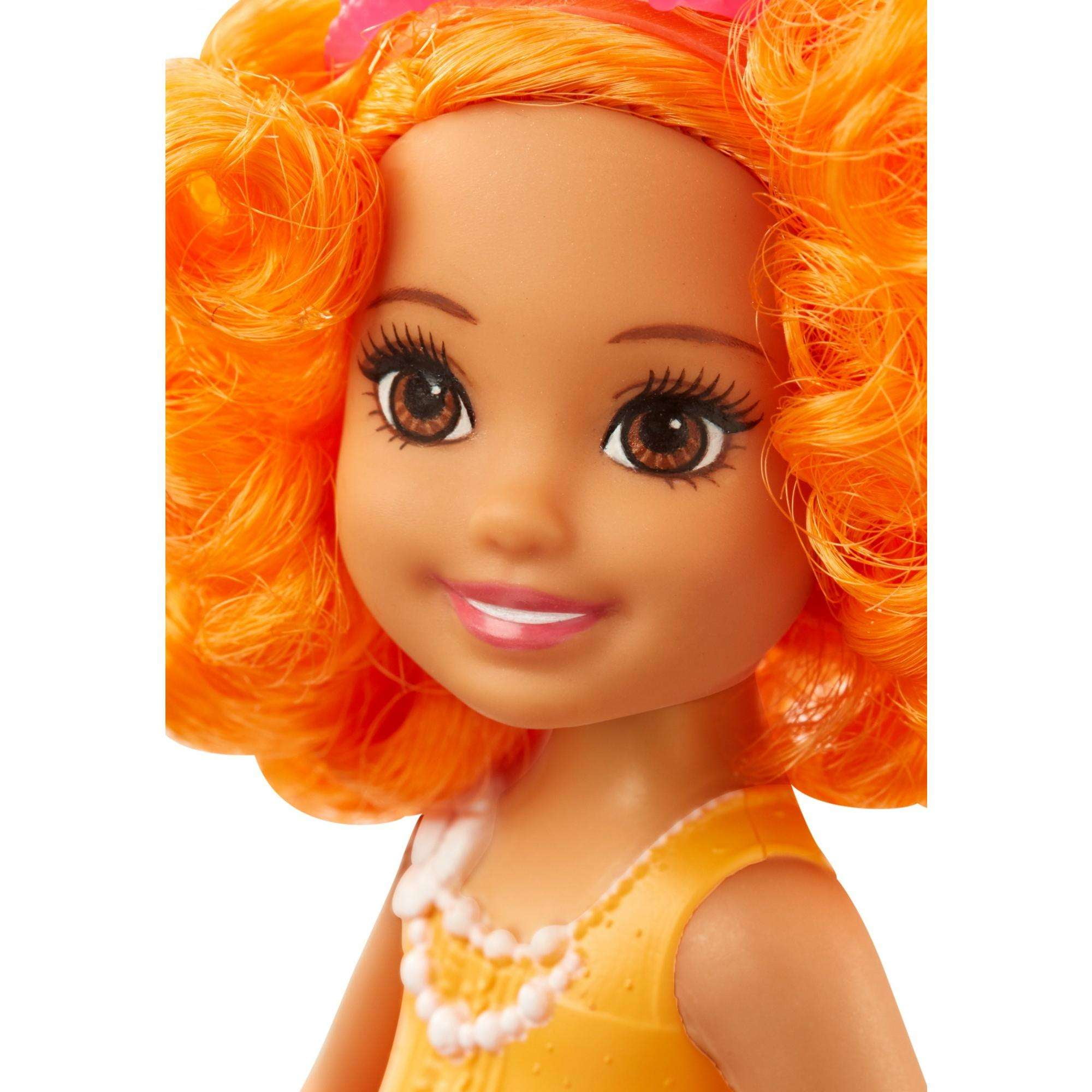 Rainbow Cove Sprite Doll *-*   Barbie Orange Dress   *-* Dreamtopia 