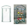 thumbnail image 4 of YAOMOBB Screened Ventilation Greenhouse Cover Clear PVC Greenhouse Replacement Cover for Sunlight Visibility and UV Resistance Zipper Door for Easy Access, 4 of 7