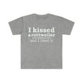 thumbnail image 1 of Kissed a rottweiler and liked it Dog Mom Dog Dad Unisex T-shirt S-3XL, 1 of 2
